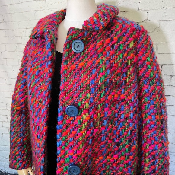 🎉HP🎉 RARE Vintage Amelia Gray Beverly Hills Knit Winter Jacket Coat EUC 1960s - Picture 6 of 16